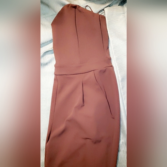 Express mauve sleeveless jumpsuit - Picture 4 of 5